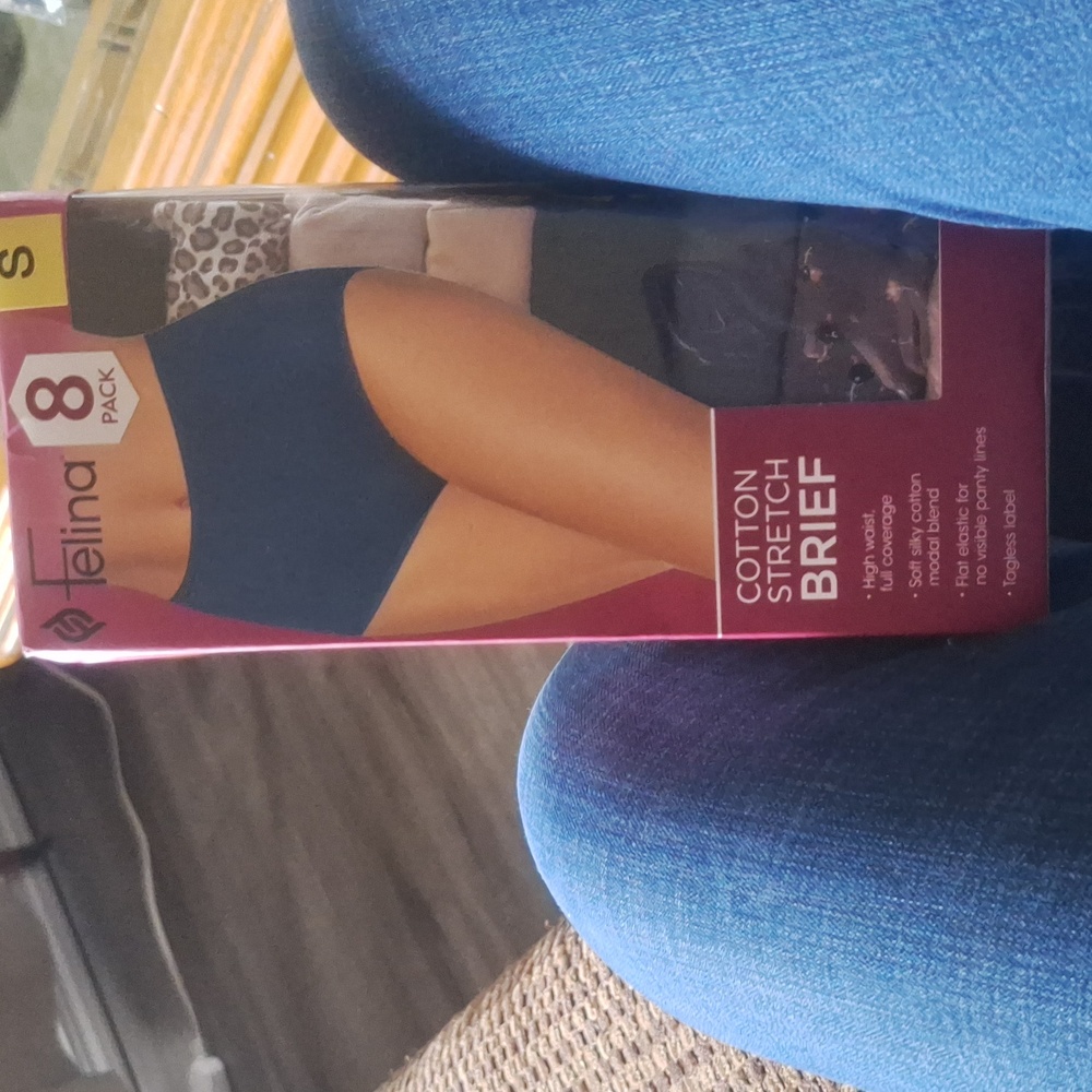 Ladies, felina, 8 pack briefs (0)